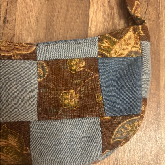 Handmade patchwork shoulder bag 🤎 - Picture 2 of 4